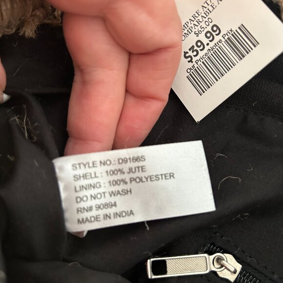 MAGID JUTE TOTE - BNWT - FABULOUS! - Picture 8 of 9